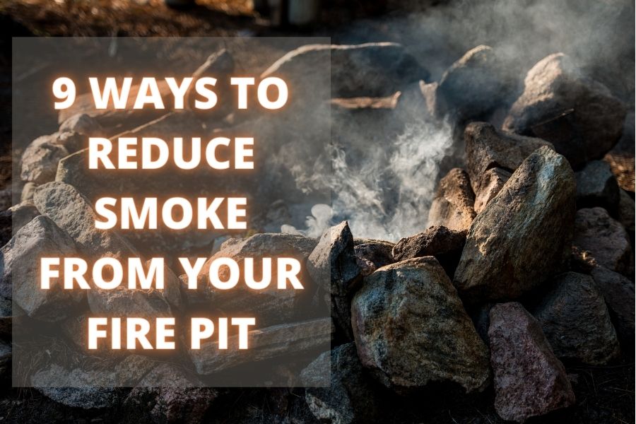 reduce smoke from fire pit