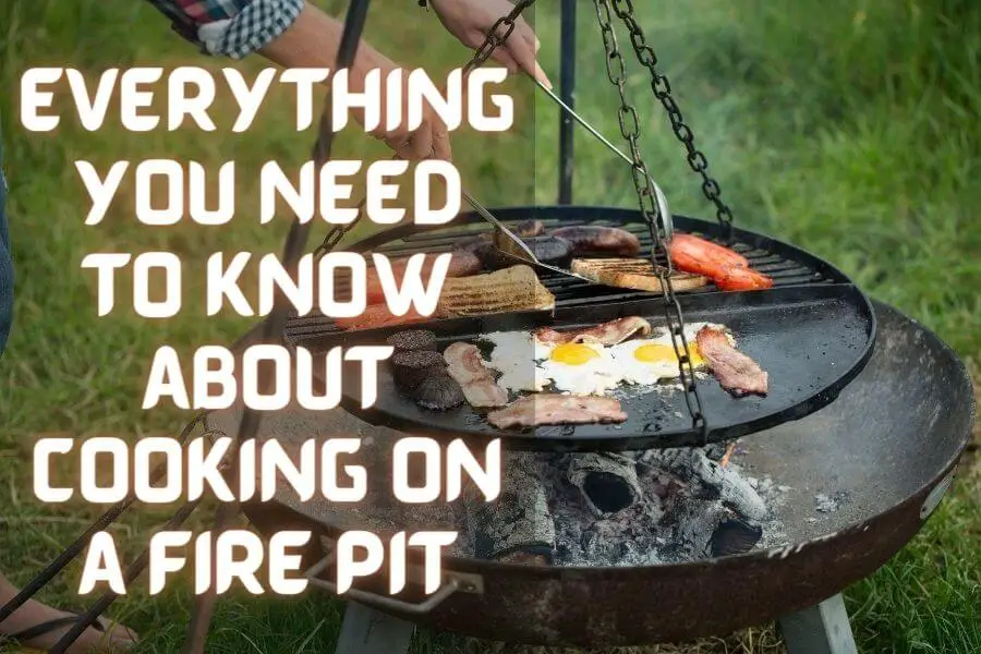 cooking on fire pit