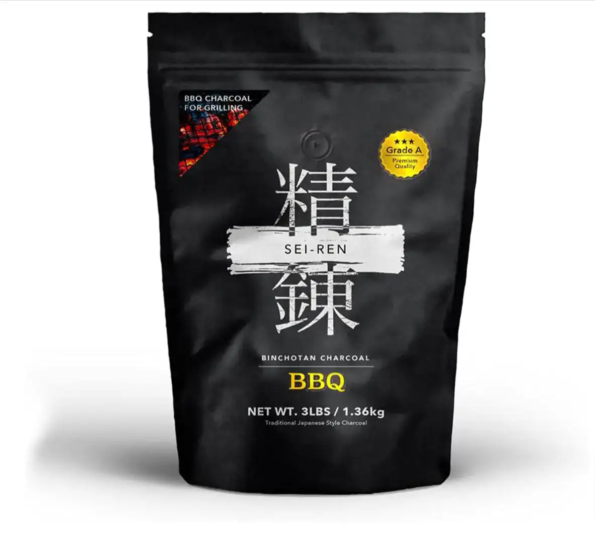 SEI-REN Premium Binchotan BBQ Smokeless Charcoal for Grilling Image 1