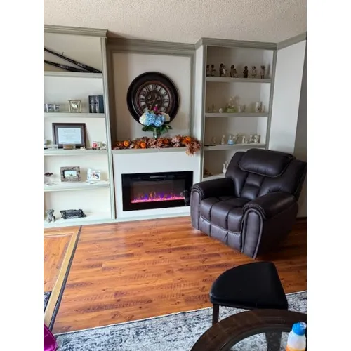 Touchstone best realistic electric fireplace with smart technology
