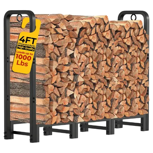Amagabeli Firewood Log Rack 