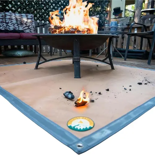Fireside Outdoor Ember Fire Pit Mat 
